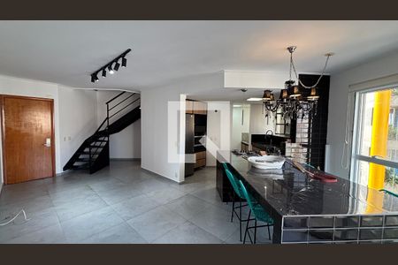 Sala - Sala de Jantar de apartamento para alugar com 1 quarto, 90m² em Jardim, Santo André