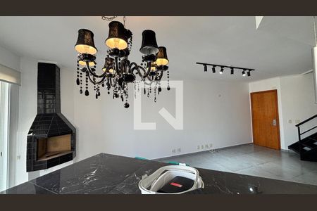 Sala - Sala de Jantar de apartamento para alugar com 1 quarto, 90m² em Jardim, Santo André