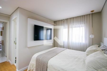 Quarto 1 - Suíte de apartamento à venda com 2 quartos, 53m² em Vila Alzira, Santo André