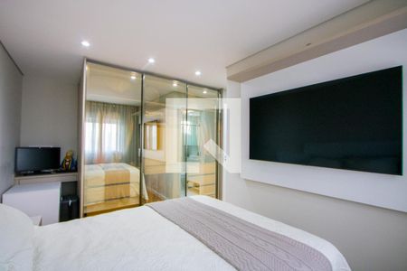 Quarto 1 - Suíte de apartamento à venda com 2 quartos, 53m² em Vila Alzira, Santo André