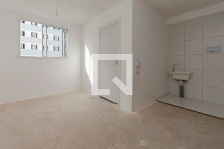 Sala/ Cozinha de apartamento à venda com 1 quarto, 34m² em Jardim São Luís, São Paulo