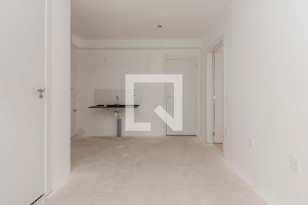 Sala/ Cozinha de apartamento à venda com 1 quarto, 34m² em Jardim São Luís, São Paulo