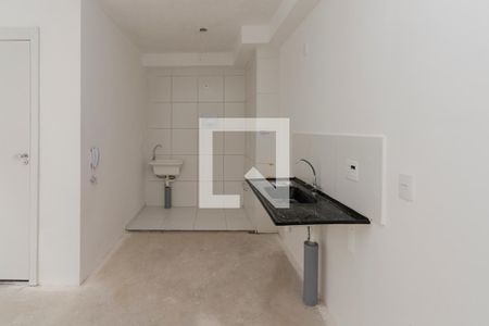 Sala/ Cozinha de apartamento à venda com 1 quarto, 34m² em Jardim São Luís, São Paulo