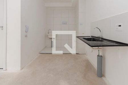 Sala/ Cozinha de apartamento à venda com 1 quarto, 34m² em Jardim São Luís, São Paulo