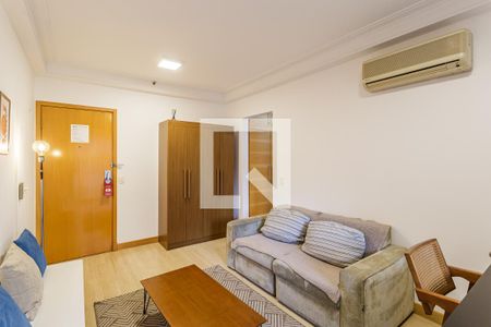 Sala de apartamento à venda com 1 quarto, 47m² em Moema, São Paulo