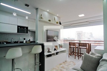 Sala de apartamento para alugar com 2 quartos, 58m² em Vila Cruz das Almas, São Paulo