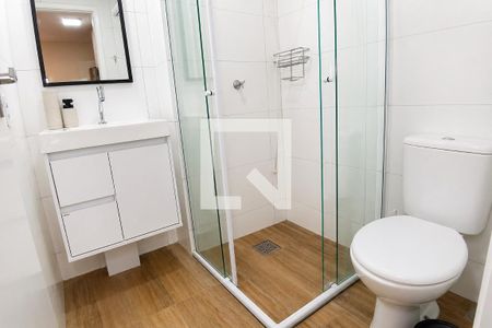 Banheiro de apartamento para alugar com 1 quarto, 25m² em Bela Vista, São Paulo