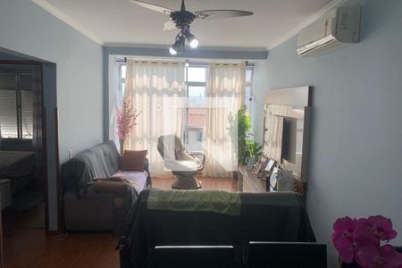 Sala de apartamento para alugar com 2 quartos, 74m² em Embaré, Santos