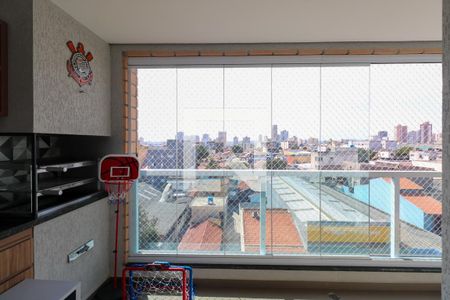 Varanda Gourmet de apartamento à venda com 3 quartos, 101m² em Santa Maria, São Caetano do Sul