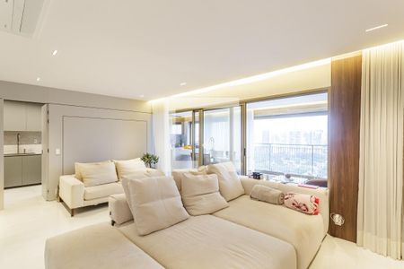 Sala de apartamento à venda com 3 quartos, 149m² em Indianópolis, São Paulo