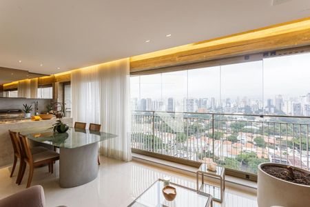 Varanda de apartamento à venda com 3 quartos, 149m² em Indianópolis, São Paulo