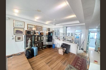 Sala de apartamento para alugar com 1 quarto, 101m² em Itararé, Santos