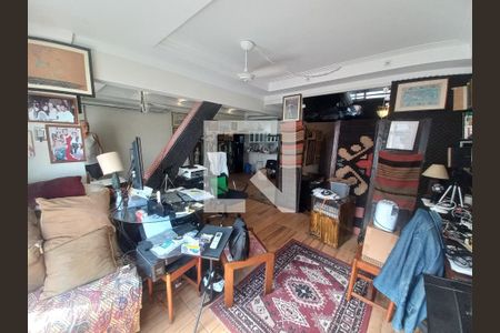 Sala de apartamento para alugar com 1 quarto, 101m² em Itararé, Santos
