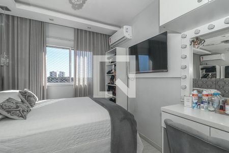 Quarto Suíte de apartamento à venda com 3 quartos, 64m² em Passo das Pedras, Porto Alegre