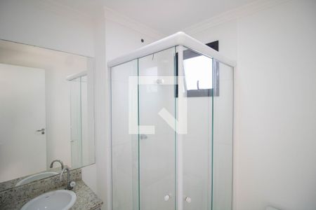 BANHEIRO de kitnet/studio para alugar com 1 quarto, 29m² em Vila Dom Pedro Ii, São Paulo