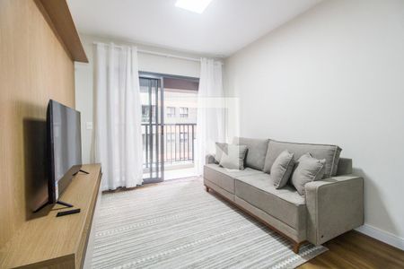 Sala  de apartamento para alugar com 1 quarto, 53m² em Alphaville Industrial, Barueri