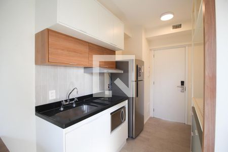 Cozinha de kitnet/studio para alugar com 1 quarto, 30m² em Indianópolis, São Paulo