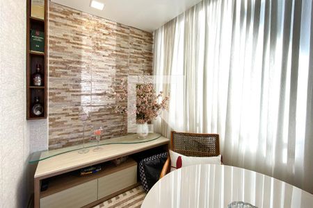 Detalhe Sala de apartamento à venda com 3 quartos, 75m² em Silveira, Belo Horizonte