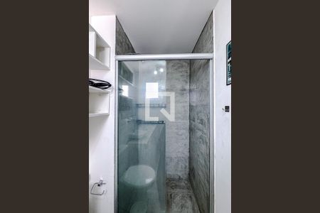 Banheiro da Suíte de apartamento à venda com 1 quarto, 34m² em Brás, São Paulo