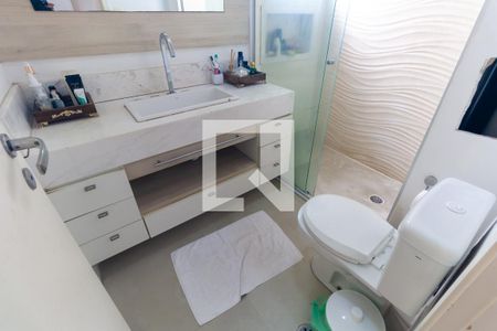 Banheiro da Suíte de apartamento para alugar com 3 quartos, 104m² em Vila Prudente, São Paulo