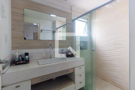 Banheiro da Suíte de apartamento para alugar com 3 quartos, 104m² em Vila Prudente, São Paulo