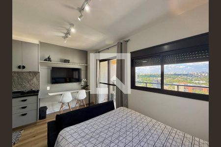 Quarto de kitnet/studio para alugar com 1 quarto, 27m² em Jardim das Acacias, São Paulo