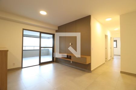 Sala de apartamento para alugar com 3 quartos, 115m² em Gávea, Uberlândia