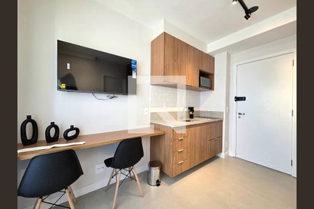 Sala de apartamento para alugar com 1 quarto, 25m² em Vila Nova Conceição, São Paulo