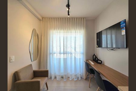 Sala de apartamento para alugar com 1 quarto, 25m² em Vila Nova Conceição, São Paulo