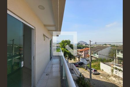 Varanda - Sala de apartamento à venda com 1 quarto, 77m² em Jacarepaguá, Rio de Janeiro