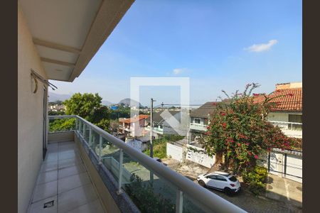 Varanda - Sala de apartamento à venda com 1 quarto, 77m² em Jacarepaguá, Rio de Janeiro