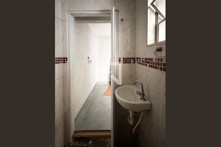 Banheiro Social de kitnet/studio para alugar com 1 quarto, 45m² em Jardim Maria Cecilia, São Bernardo do Campo