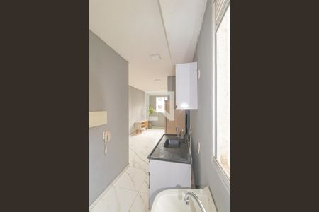 Sala/Cozinha de apartamento para alugar com 2 quartos, 43m² em Olaria, Canoas