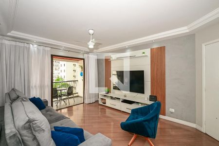 Sala de apartamento à venda com 3 quartos, 111m² em Chácara Agrindus, Taboão da Serra