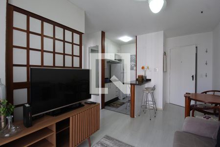Sala/Cozinha de apartamento à venda com 1 quarto, 35m² em Moema, São Paulo