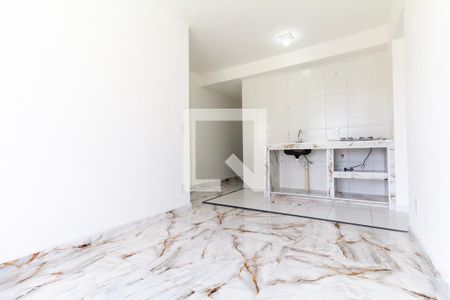 Sala e Cozinha de apartamento para alugar com 2 quartos, 38m² em Jardim Maringa, São Paulo
