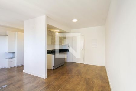 Sala/Cozinha de apartamento à venda com 1 quarto, 36m² em Marechal Rondon, Canoas