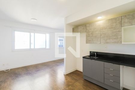 Sala/Cozinha de apartamento à venda com 1 quarto, 36m² em Marechal Rondon, Canoas