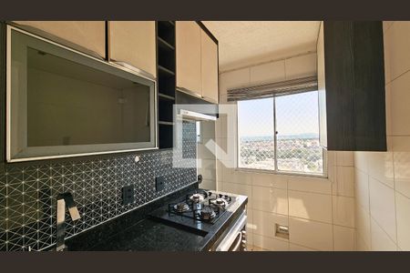 Cozinha e Área de Serviço de apartamento para alugar com 2 quartos, 54m² em Distrito Industrial, Jundiaí