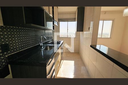 Cozinha e Área de Serviço de apartamento para alugar com 2 quartos, 54m² em Distrito Industrial, Jundiaí