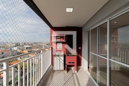 Varanda e Churrasqueira  de apartamento para alugar com 2 quartos, 64m² em Jardim Matarazzo, São Paulo