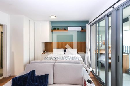 Sala e Quarto de kitnet/studio à venda com 1 quarto, 37m² em Ipiranga, São Paulo