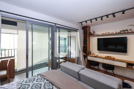 Sala e Quarto de kitnet/studio à venda com 1 quarto, 37m² em Ipiranga, São Paulo