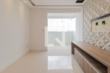 Sala/Sala de jantar de apartamento para alugar com 3 quartos, 113m² em Vila Assis Brasil, Mauá