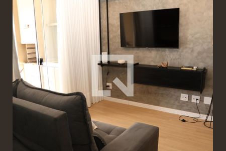 Sala de apartamento para alugar com 1 quarto, 64m² em Jardim Goiás, Goiânia