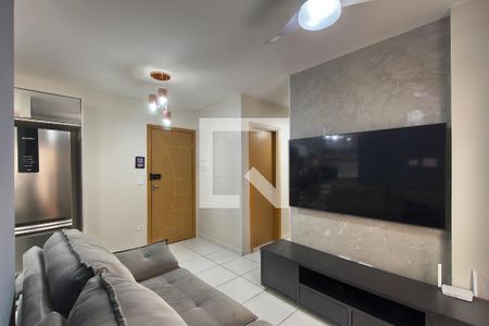 Sala de apartamento para alugar com 2 quartos, 60m² em Boqueirão, Praia Grande