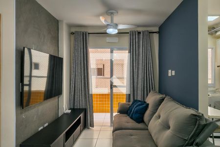 Sala de apartamento para alugar com 2 quartos, 60m² em Boqueirão, Praia Grande