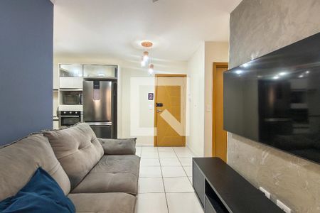 Sala de apartamento para alugar com 2 quartos, 60m² em Boqueirão, Praia Grande