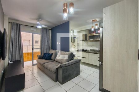 Sala de apartamento para alugar com 2 quartos, 60m² em Boqueirão, Praia Grande