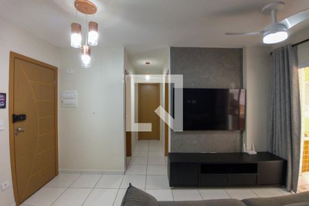 Sala de apartamento para alugar com 2 quartos, 60m² em Boqueirão, Praia Grande